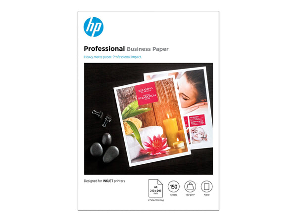 HP Prof Matte Ij A4 180g 150sh FSC Paper
