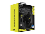 PORT DESIGNS Mouse Ergonomic Rechargable Bluetooth Track Black