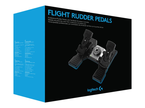 LOGITECH Flight Rudder Pedals Pedals wired for PC