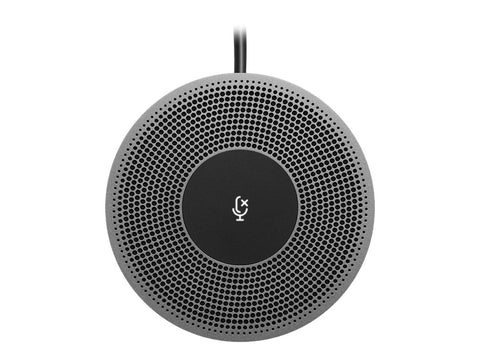 LOGITECH EXPANSION MIC FOR MEETUP Microphone for Small Room Solution for Google Meet for Microsoft Teams Rooms for Zoom Rooms