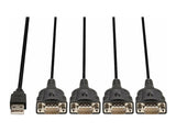 LINDY USB to 4 Port Serial Converter