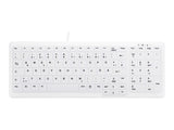 CHERRY AK-C7000F-U1-W/GE Active Key Corded Keyboard (GE)