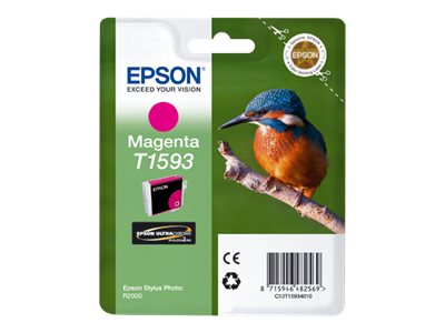 EPSON 5LB T1593 ink cartridge magenta standard capacity 1-pack blister without alarm Stylus Photo R2000