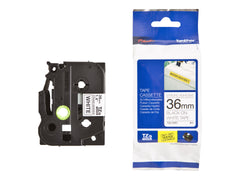 BROTHER P-Touch TZE-S261 black on white 36mm extra gluey