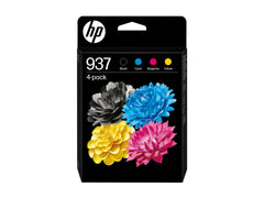 HP 937 CMYK Original Ink Cartridge 4-Pack