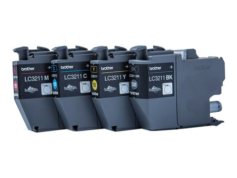 BROTHER LC3211VAL Pack of 4 cartridges black cyan magenta yellow