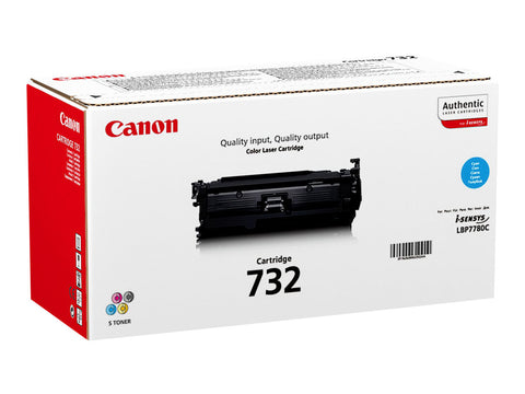 CANON 732-C cartouche de toner cyan capacité standard 6.400 pages pack de 1
