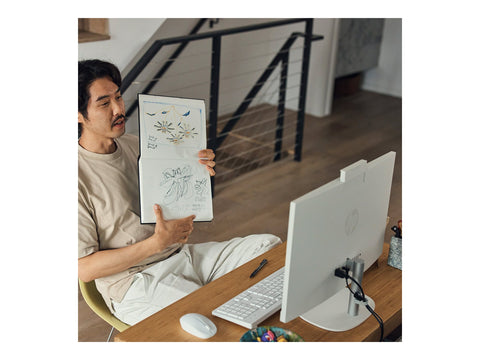 HP AiO 24-cr0068nf Intel Core i3-N300 23.8p FHD 8Go DDR4 512Go SSD 2280 PCIe UMA W11H