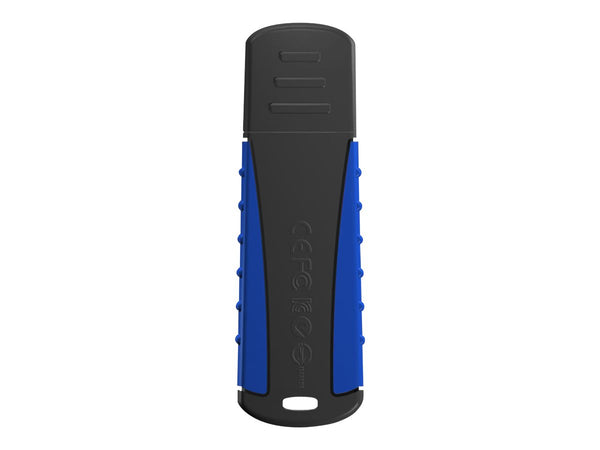 TRANSCEND 128Go Clé USB 3.1 Gen 1 - Antichoc Bleu marine