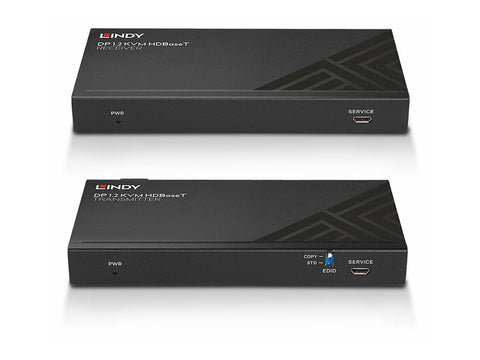 LINDY 150m Cat.6 DisplayPort 1.2 USB IR&RS-232 HDBaseT KVM Extender