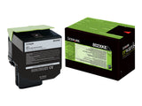 LEXMARK 802XKE cartouche de toner noir capacité standard 8.000 pages pack de 1 corporate
