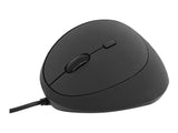 TNB ERGONOMIC Vertical Wired Left-handed Mouse Design designed for optimal use - 5 buttons