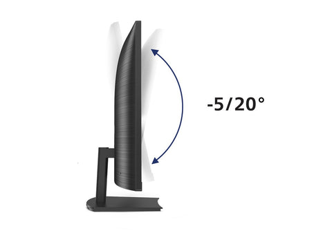 PHILIPS 241E1SCA Écran LED - incurvé - 24p - Full HD - 5 Hz - VA - 250 cd/m2 - 3000:1 - 4ms- VGA - HDMI- HP