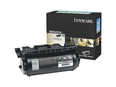 LEXMARK X642E, X644e, X646e cartouche de toner noir capacité standard 10.000 pages pack de 1 retour programme
