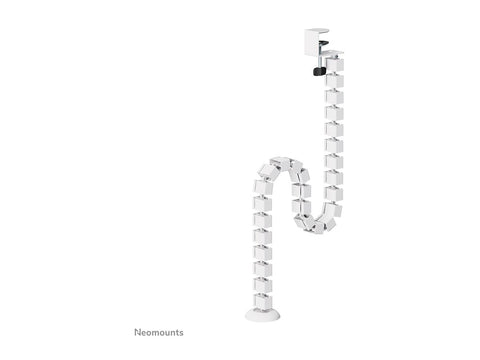 NEOMOUNTS Cable Spine Organizer for sit/stand desk frames clamp mounted white