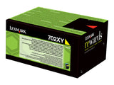 LEXMARK 702XY cartouche de toner jaune très haute capacité 4.000 pages pack de 1 retour program