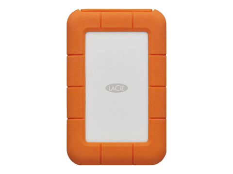 LACIE RUGGED 2To USB-C USB3.0 résistant aux chutes. compressements et à la pluie. utilisation tout terrain. orange