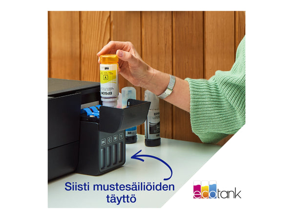 EPSON EcoTank ET-2861 MFP colour inkjet ITS A4 10ppm Print 100sheets Wi-Fi USB Black