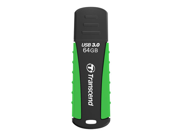 TRANSCEND 64Go Clé USB 3.1 Gen 1 - Antichoc Vert