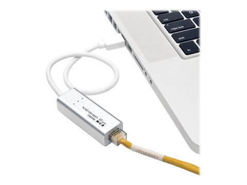EATON TRIPPLITE USB 3.0 SuperSpeed to Gigabit Ethernet NIC Network Adapter 10/100/1000 Plug and Play Aluminum