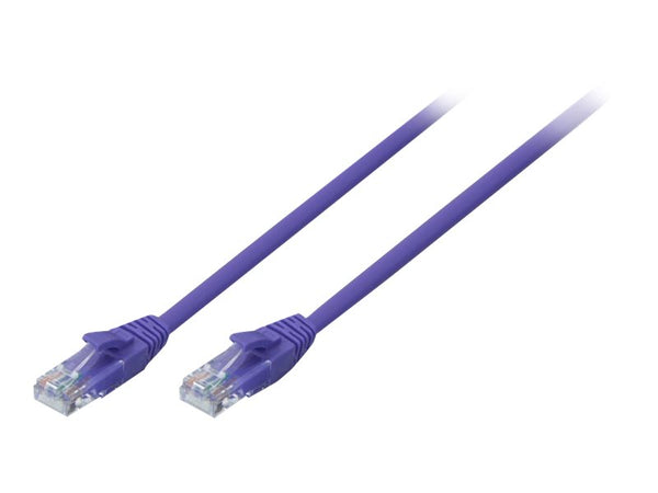 LINDY Cat.6 U/UTP Cable Purple 1m