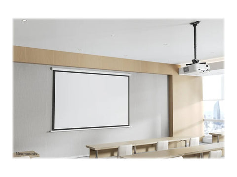 NEOMOUNTS CL25-540BL1 Support de plafond pour vidéoprojecteur - h 60.5-90.5 cm - installation facile - orientable