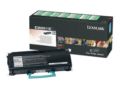 LEXMARK E360, E460 cartouche de toner noir haute capacité 9.000 pages pack de 1 retour programme
