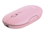 TRUST Souris sans fil PUCK Ultra-plate rechargeable - Rose