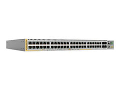 ALLIED L3 Stackable Switch 40x 10/100/1000-T PoE+ 8x 100M/1G/2.5G/5G-T PoE+ 4x SFP+ Ports and Dual Fixed PSU EU Power Cord
