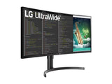 LG 35WN75CP-B 35" Écran LED - incurvé - 35" - 3440 x 1440 UWQHD @100Hz - VA - 300 cd/m² - 2500:1 - HDR10 - 5 ms 2xHDMI, DP, USB-C,HP