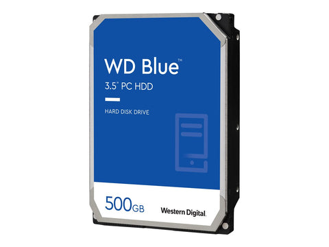 WD Blue 500GB SATA 6Gb/s HDD internal 3,5inch serial ATA 32MB cache 7200 RPM RoHS compliant Bulk
