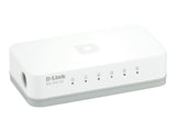 D-LINK Mini switch 5 Ports 10/100Mbps format de bureau - D-Link GREEN