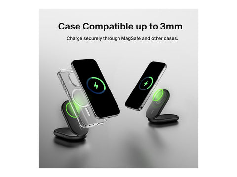 BELKIN BOOSTCHARGE Qi2 15w Magnetic Stand Black