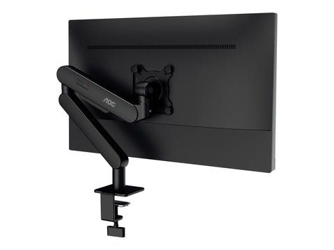 AOC AM400 bras réglable - pour écran plat - alliage d'aluminium - noir - Taille d'écran : 17"-34" - montrable sur bureau