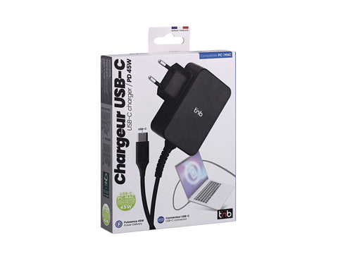TNB 45W USB-C Universal Charger Black