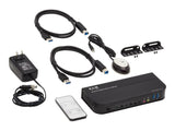 EATON TRIPPLITE 2-Port HDMI/USB KVM Switch 4K 60Hz HDR HDCP 2.2 IR USB Sharing USB 3.0 Cables