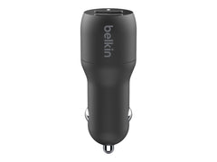 BELKIN BOOST CHARGE 24w USB-A Dual Car Charger w/ 1M PVC A-C Black