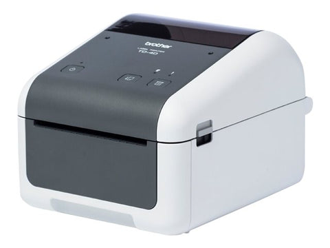 BROTHER TD-4520DN Label printer direct thermal Roll 118mm 300x300dpi 152mm/sec USB 2.0 LAN serial grey white
