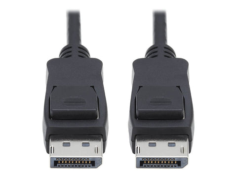 EATON TRIPPLITE DisplayPort 1.4 Cable M/M - UHD 8K HDR 4:2:0 HDCP 2.2 Latching Connectors Black 6ft.