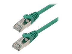 MCL CAT 6A S/FTP LSZH Patch cable - 5m Green