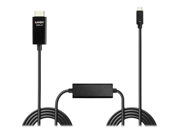 LINDY 10m USB Type C to HDMI 4K60 Adapter Cable with HDR