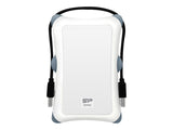 SILICON POWER External 2.5p HDD case A30 SATA USB 3.0 Anti-Shock White