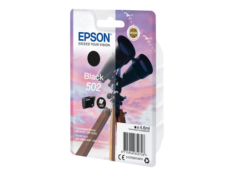 EPSON 4LB Singlepack Black 502 Ink SEC w/s