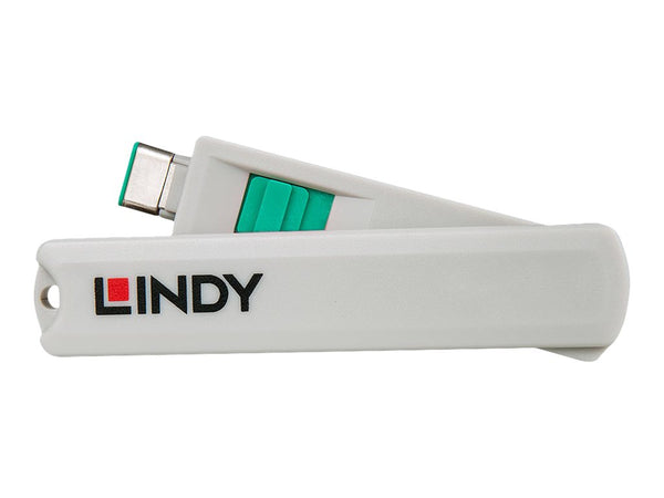 LINDY Verrou de port USB type C vert 4pcs