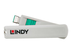 LINDY Verrou de port USB type C vert 4pcs