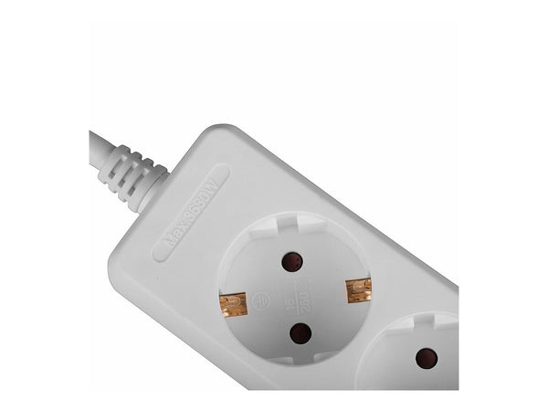 LINDY Mains 6 way gang socket