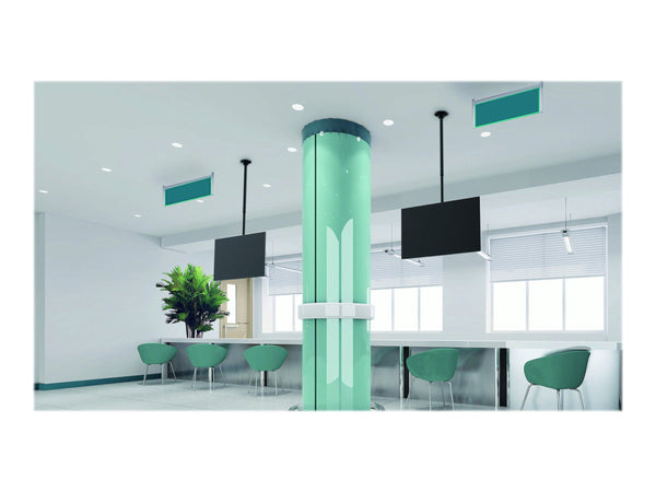 NEOMOUNTS FPMA-C340BLACK Support de plafond pour écran de 32-75p - h 106-156 cm