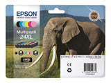 EPSON 3LB 24 Ink cartridge black and five colour standard capacity 29.1ml 1-pack RF-AM blister w/s