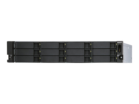 QNAP TL-R1200S-RP 12-bay 2U rackmount SATA JBOD expansion unit redundant PSU