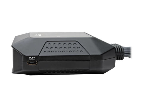 EATON TRIPPLITE Commutateur KVM 2 ports DisplayPort 1.1/USB avec audio/vidéo câbles intégrés partage de périphériques USB